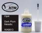 Preview: Opel, Dark Plum Metallic, WA9813: 20ml Lackstift, von ATW Autoteile West.